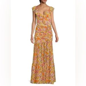Veronica Beard Alannah Floral gown. NEW; Never worn